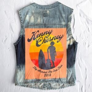 Custom Kenny Chesney Denim Vest
